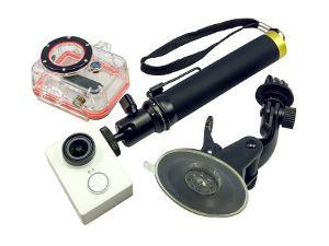 Slashed Xiaomi Yi Action Camera + accessories price