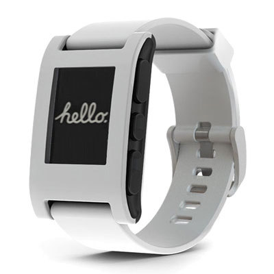 Pebble Smartwatch, allow you to track your runs, get notified when your team scores, or kick off voice nav without...